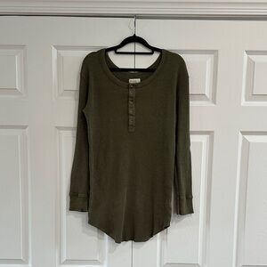 Golden By TNA (Aritzia) Waffle Knit Long Sleeve